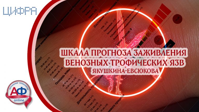 Шкала Якушкина-Евсюкова прогноза заживления венозных трофических язв